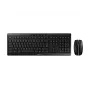 CHERRY Stream Desktop tastatūra pele iekļauta Birojs RF Bezvadu AZERTY Franču Melna