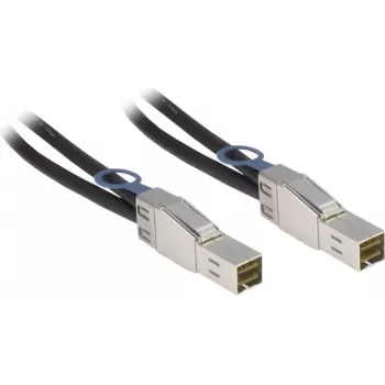 Inter-Tech - ārējais SAS kabelis - SAS 12Gbit/s - 36 kontaktu 4x Mini SAS HD (SFF-8644) (V) uz 36 kontaktu 4x Mini SAS HD (SFF-8644) (V) - 1,0m - melns (88885008)