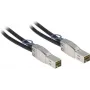 Inter-Tech - ārējais SAS kabelis - SAS 12Gbit/s - 36 kontaktu 4x Mini SAS HD (SFF-8644) (V) uz 36 kontaktu 4x Mini SAS HD (SFF-8644) (V) - 1,0m - melns (88885008)