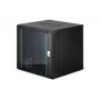 Pie sienas stiprināms tīkla korpuss DIGITUS Dynamic-N DN-37111 — 12U, 600x600 mm, IP20, atslēgas slēdzene