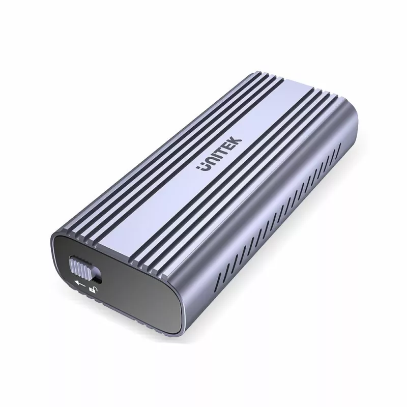 SSD korpuss UNITEK S1226A melns/pelēks M.2 PCI Express 40 Gbit/s
