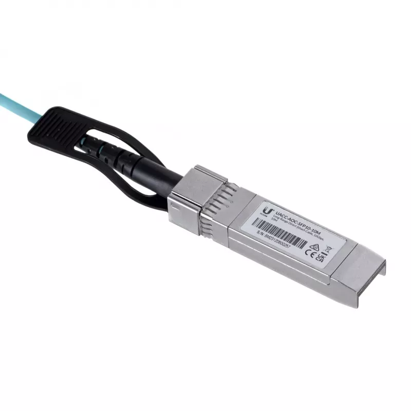 Optiskais/AOC kabelis UBIQUITI UACC-AOC-SFP10-5M SFP+ uz SFP+, 10 Gbit/s, 5 m, 850 nm, PVC apvalks, akvamarīns