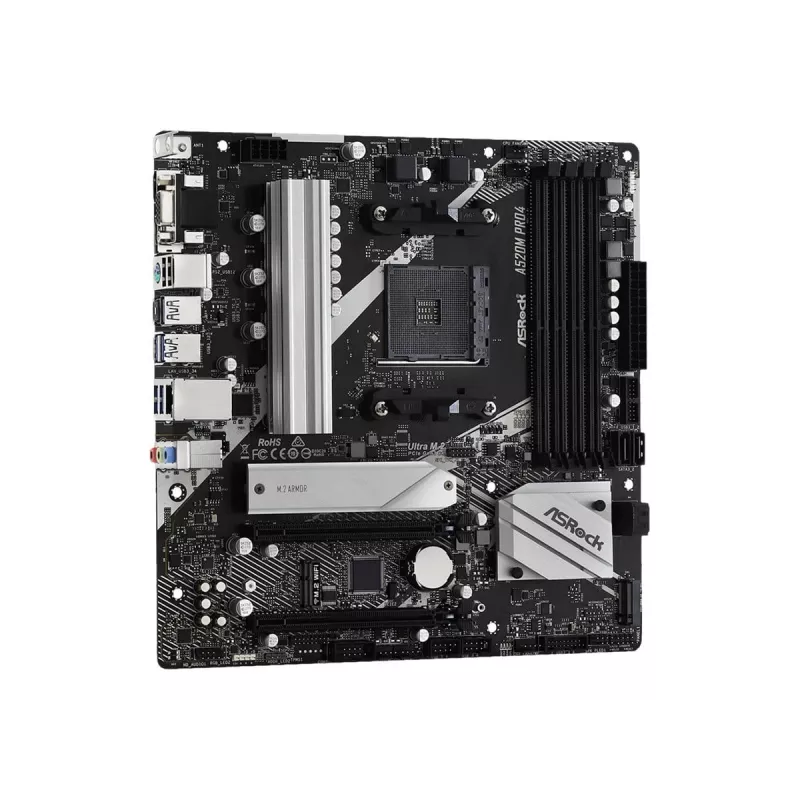 Mātesplate ASRock A520M PRO4 Socket AM4 micro ATX