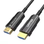 HDMI optiskais kabelis Unitek C11092ASL01 4K 60Hz (HDMI 2.0, 20 m, vīr.–vīr., melns)