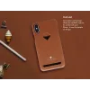 Karšu slota aizmugures vāciņš VixFox Samsung S9 — karameļu brūns, aizmugures vāciņš ar karšu kabatiņu