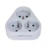 Esperanza ELK303W elektrības sadalītājs, 3 ligzdas, balts