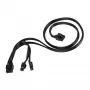 Strāvas kabeļa adapteris Triton SST-PP13 — 8‑kontaktu EPS uz 8‑kontaktu EPS un 4+4‑kontaktu
