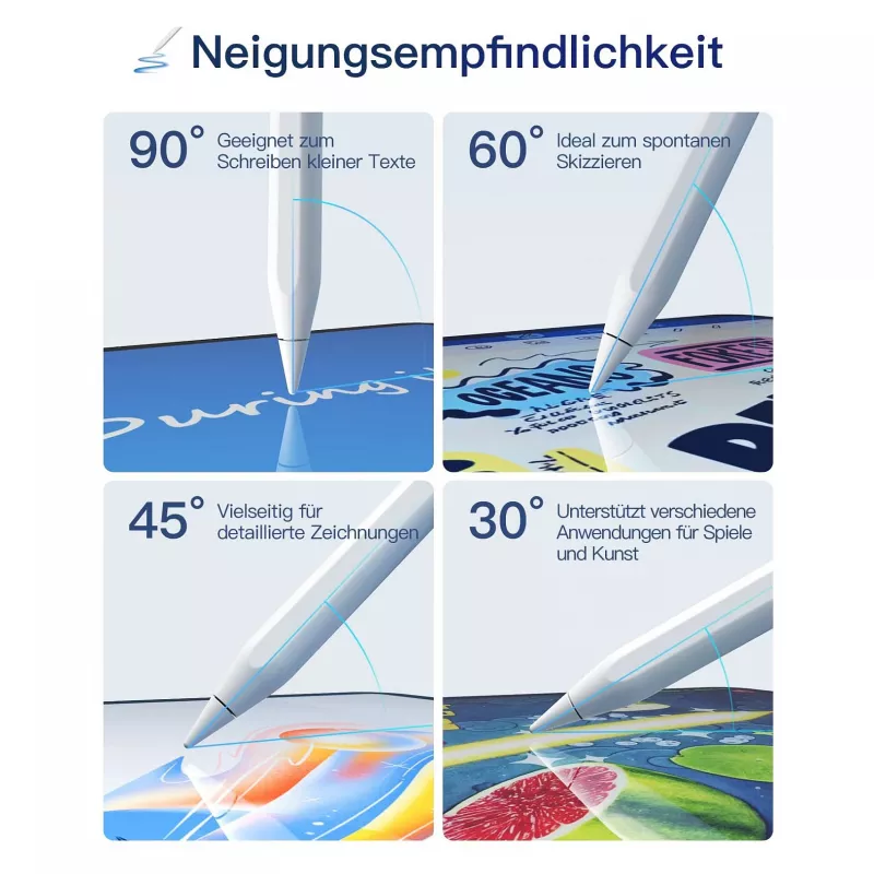 Inateck PCL005_balta irbuli — saderīgs ar iPad Pro, iPad Mini, iPad 6–10