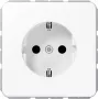 JUNG CD 1520 BFKI WW Schuko kontaktligzda, F tips, neplīstoša, Alpu balta