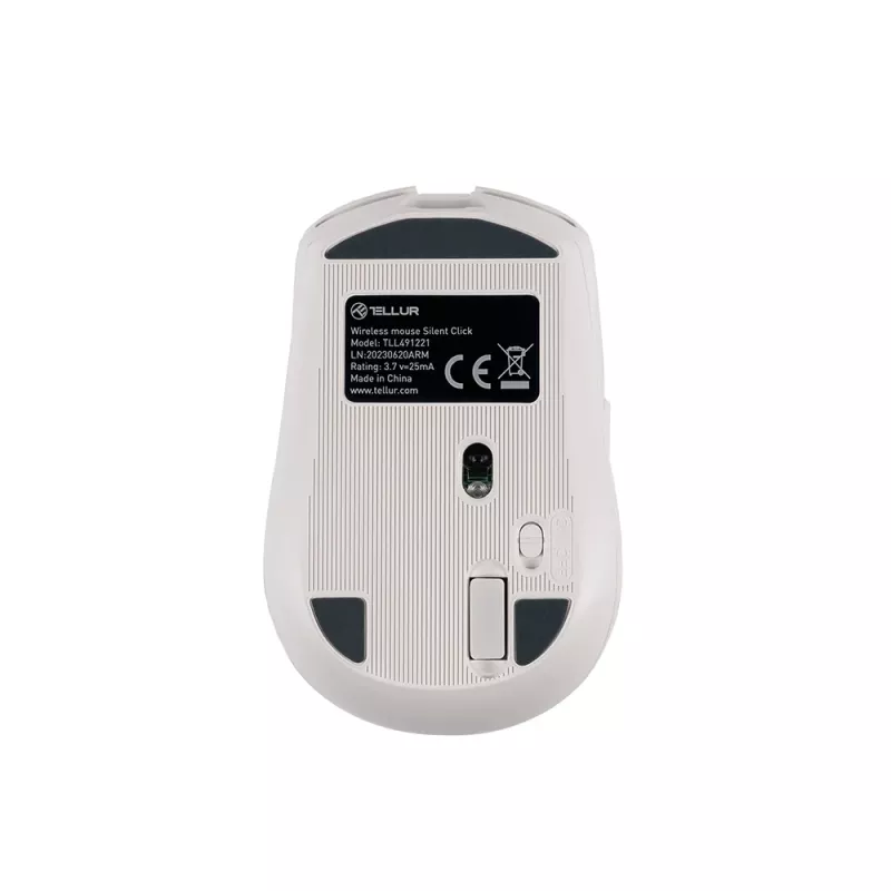 Tellur Silent Click Wireless pele Balts