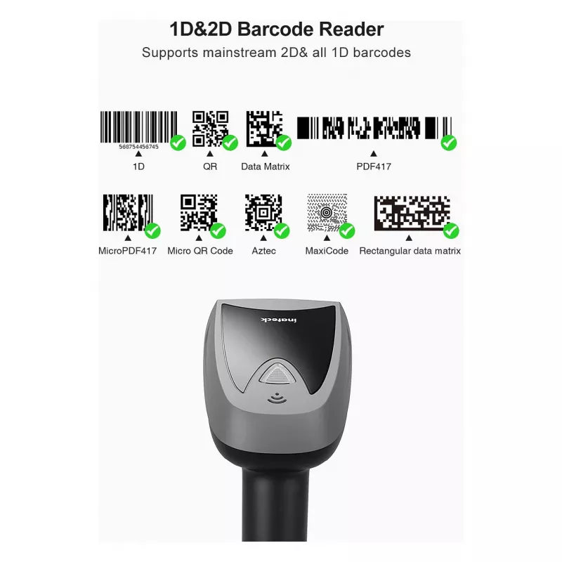 Inateck Barcodescanner 52 melns [BCST-52_black]