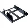 Montāžas rāmis ultron Iekšējais 2x2,5 SSD/HDD Metāls melns (377215)
