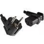 Microconnect PE010518L strāvas kabelis melns 1.8 m CEE7/7 C13 savienotājpārveidotājs