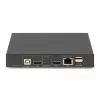 DIGITUS DS-12901 - KVM-/Audio-/USB slēdzis - 4K 30 Hz, USB-C/USB/HDMI ieeja, HDMI izeja, tīkls