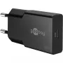 Goobay USB-C™ PD GaN ātrais lādētājs plāns (30 W) melns