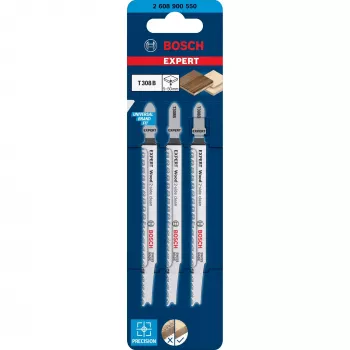 Bosch 2 608 900 550 finierzāģa/lentzāģa/reversīvā zāģa asmens Finierzāģa asmens Augstas oglekļa tērauda (HCS) 3 gab.