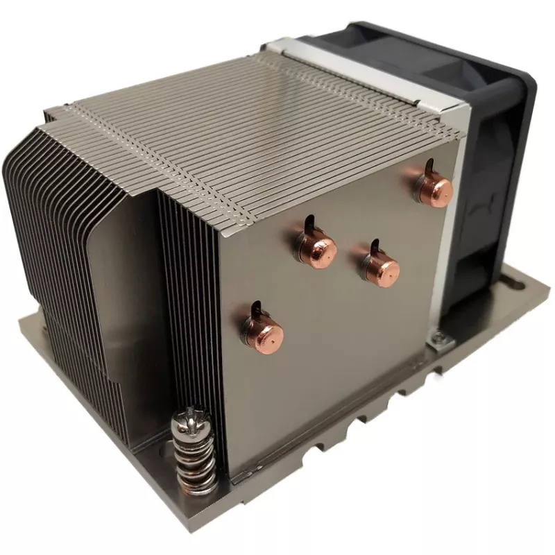 Cooler Inter-Tech A-26 Processor Cooler 6 cm Melns Silver