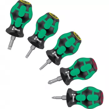 Skrūvgriežu komplekts Wera Stubby Set 1