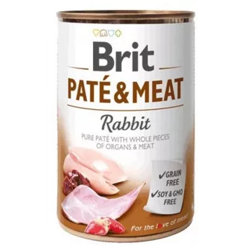 Brit Paté & Meat ar trusi mitrā suņu barība 400 g