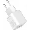 USB C/A tīkla lādētājs YENKEE YAC G38 20W 3A ar Power Delivery atbalstu (USB‑C un USB‑A)