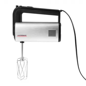 Virtuves kombains Gastroback Design Handmixer Pro melns sudrabains