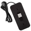 Strāvas sadalītājs MACLEAN MCE389 B — 6 rozetes, 4×USB-A + 1×USB-C, 110–240V, 2.1A, 2500W, 1,5 m kabelis, melns