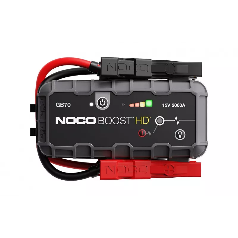 NOCO GB70 Boost 12V 2000A Jump Starter startera ierīce ar integrētu 12V/USB akumulatoru
