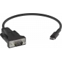 Vision Professional - Sirius adapteris - 24 kontaktu USB-C (vīr.) uz DB-9 (vīr.) - melns
