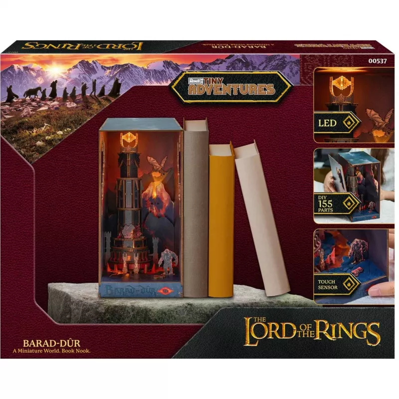 Plastmasas modeļa komplekts REVELL Tiny Adventures Gredzenu pavēlnieks “Barad-Dûr” (roku darbs) 00537