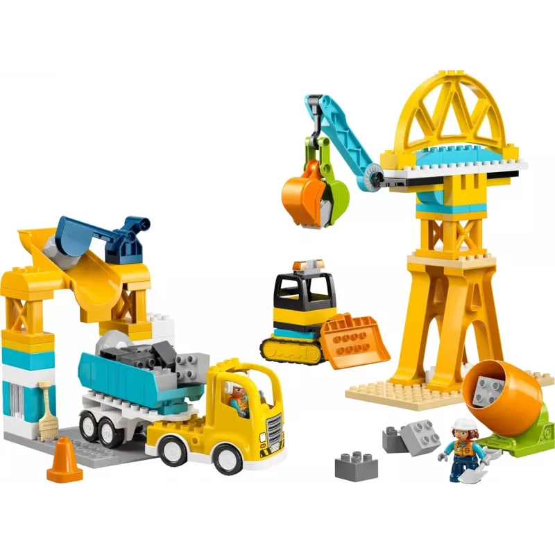 LEGO DUPLO 10476 3 in 1 Būvlaukums un transportlīdzekļi