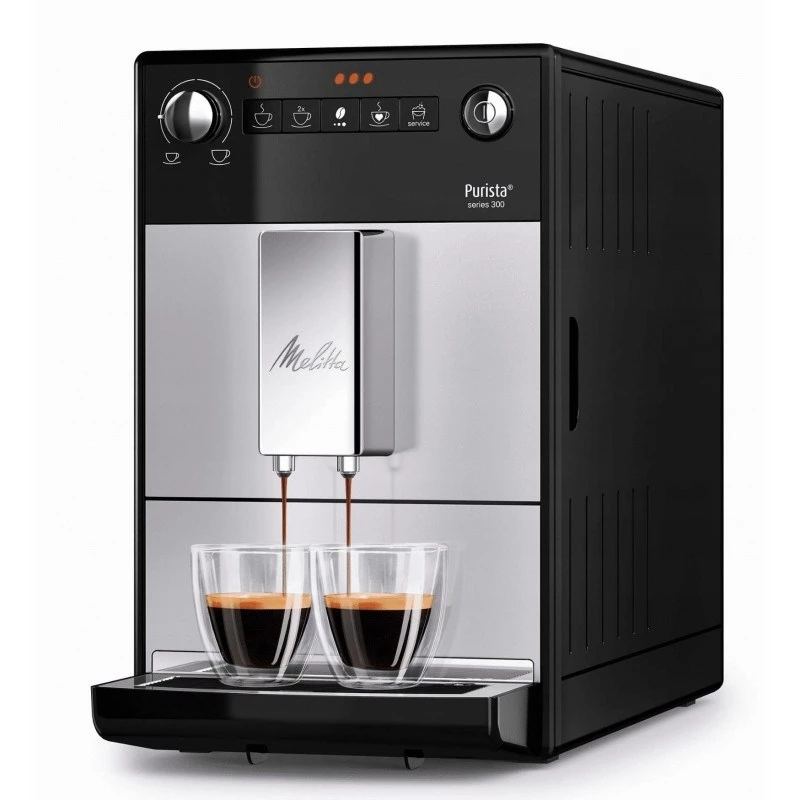 Melitta Purista Series 300 F23/0-101 Bean to Cup Coffee Machine - Sudraba