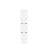 Pārsprieguma aizsargs Belkin SRB001VF2M-V2 — 4 rozetes, USB-C un USB-A porti, 2 m kabelis