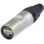 Neutrik NE8MX6-T vadu savienotājs RJ-45 alumīnija - melns (NE8MX6-T)