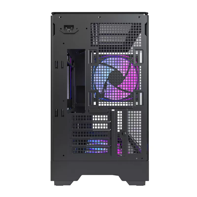 Datora korpuss Montech KING 15 PRO Melns — micro ATX / Mini-ITX midi tornis