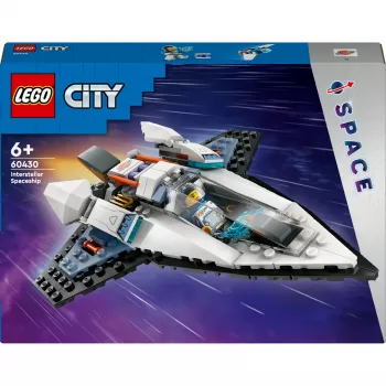 LEGO City konstruktors Kosmosa kuģis 60430 — 240 detaļas, 1 minifigūriņa, vecumam 6+, 170×220×40 mm