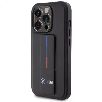 BMW | BMHCP15X22GSLK | Aizmugurējais vāciņš | Apple | iPhone 15 Pro Max | TPU, PC, Eko-āda | Melns