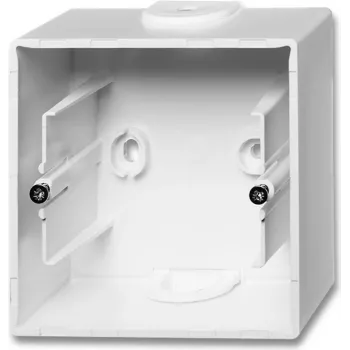 Kabeļu tekne Busch-Jaeger 2CKA001799A0897, balta, 80×43×80 mm