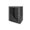 DIGITUS Dynamic Basic DN-19 16-U-EC-SW - skapis - tīkla skapis - piemērots montāžai pie sienas - RAL 9005 - 16U - 48.3 cm (19 inch)
