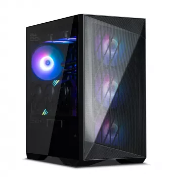 Zalman Z9 Iceberg MS Black ATX Mid Tower PC korpuss ar 4x 140 mm ARGB ventilatoriem - Midi/Mini Tower - ATX
