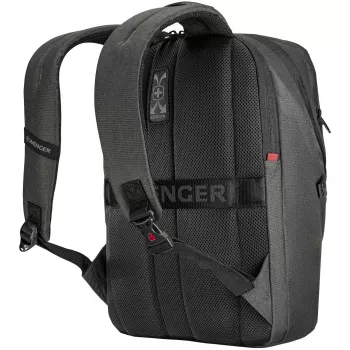 Ikdienas mugursoma Wenger SwissGear MX Eco Light pelēka Pārstrādāta plastmasa