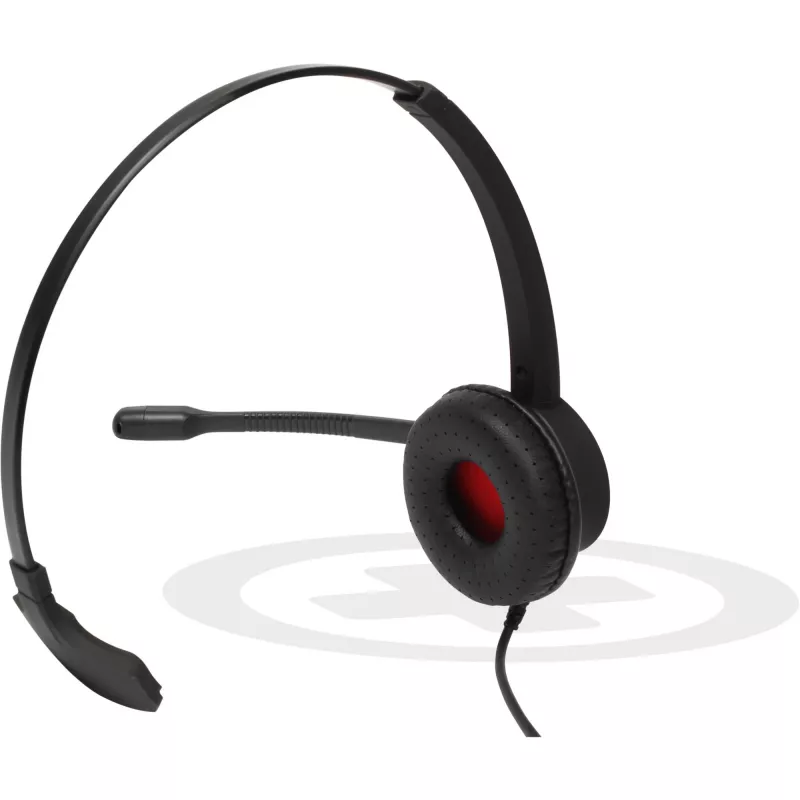 Mono USB austiņas Plusonic 10.1P — vienas auss USB austiņas, saderīgas ar Teams un Skype