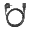 Strāvas kabelis 1,8 m IEC C13 VDE