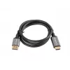 Displayport(M)-HDMI(M) kabelis 1M 4K melns un sudrabains