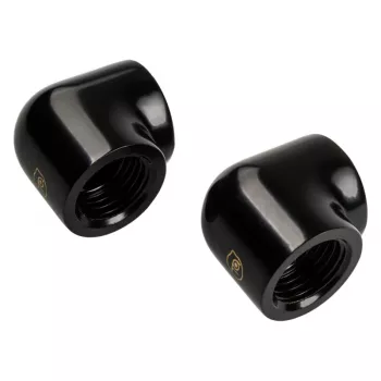 Adapter 90° G1/4 inch female to G1/4 inch female, BitsPower Touchaqua TA-90DIA-GB