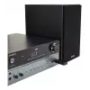 Mājas audio mikrosistēma Aiwa MSBTU-700DAB — 25W RMS, DAB+/FM, Bluetooth 10m, teknes CD, LED displejs, melna/Arktikas zila