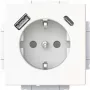 Busch-Jaeger SCHUKO kontaktligzda ar USB-A+C 20 EUCB2USBAC-884 (2CKA002011A6310)