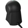 Vadu galda svītrkodu skeneris QOLTEC 50857 — 1D/2D, USB, ABS korpuss, melns, 1,75 m kabelis