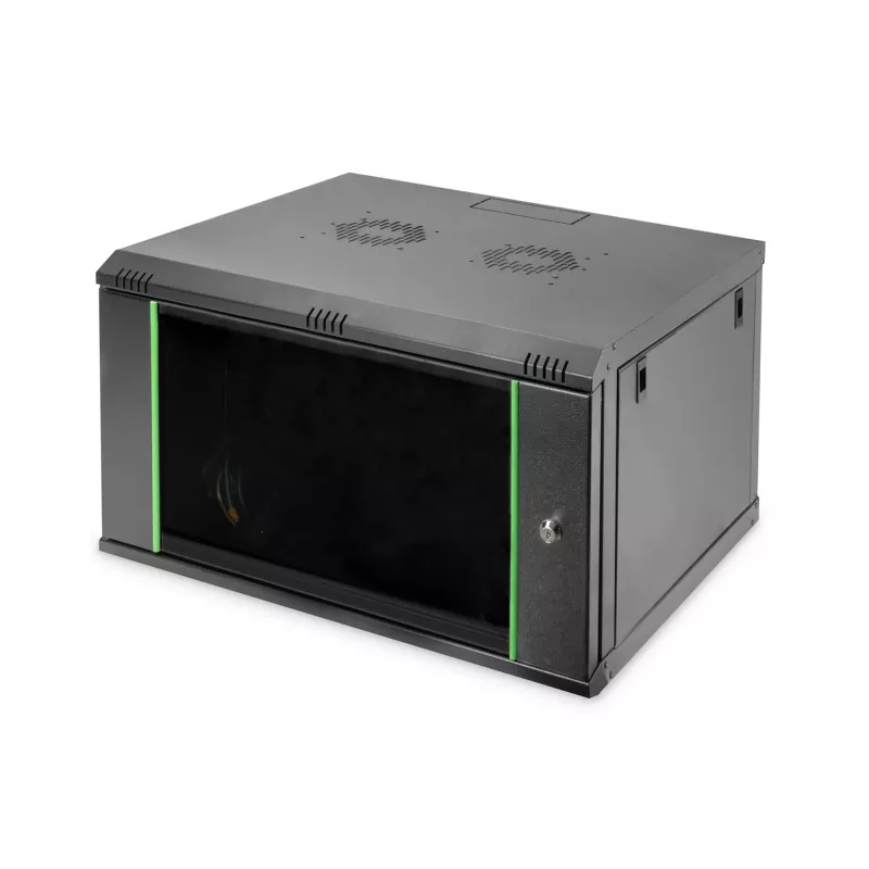 Wall mounted rack Digitus DN-19 07U-6/6-EC-SW