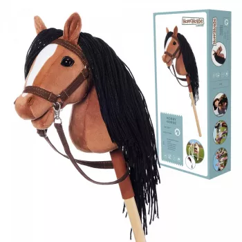 Zirgs uz kociņa HOPPIHORSE Hobby Horse A4 Bay