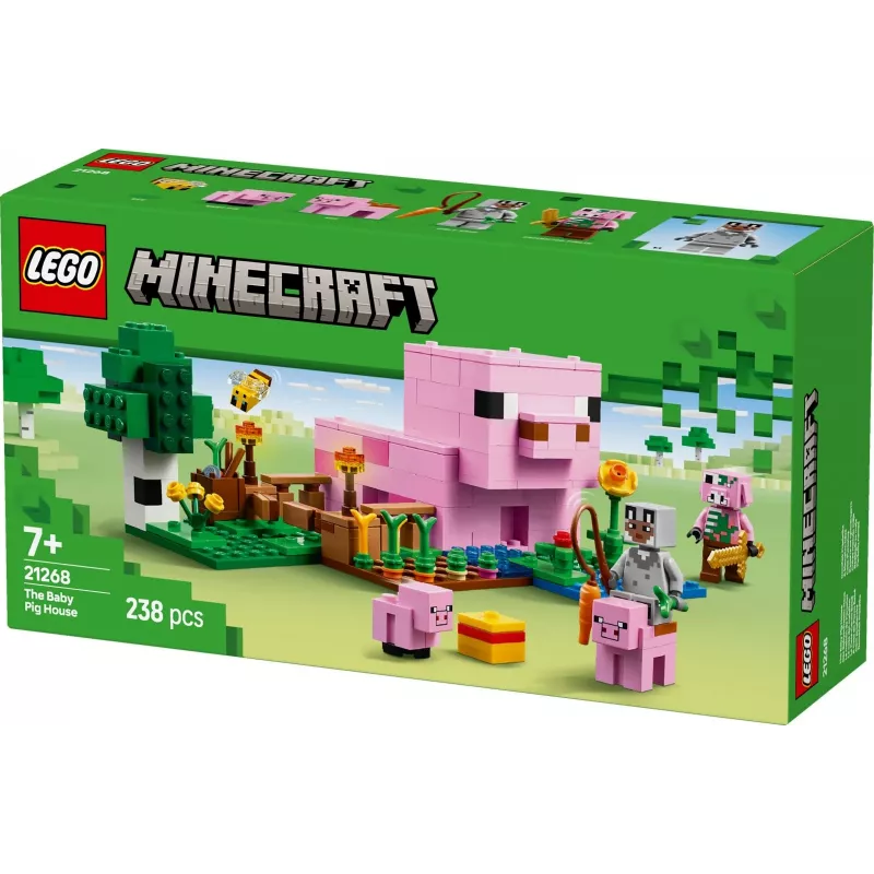 LEGO MINECRAFT 21268 Cūkas mājiņa